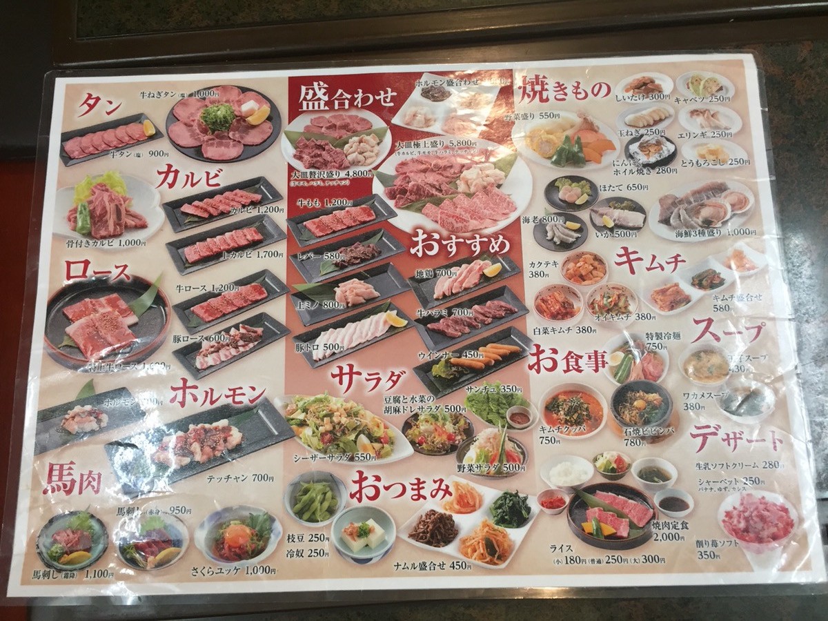 メニュー