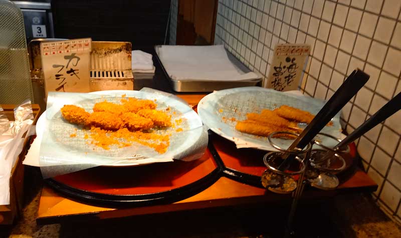 戸田家夕食牡蠣フライ
